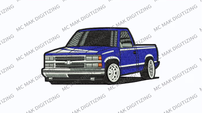 I created this digitized car design for a client project