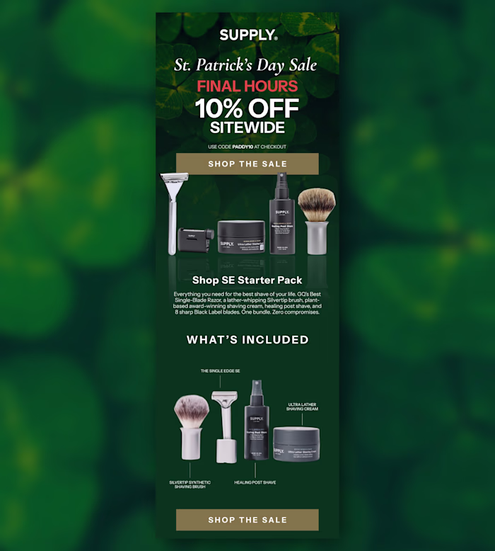 Email Design for Supply