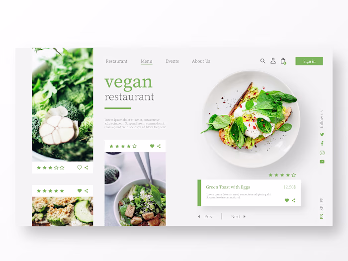Designed a modern, visually appealing,