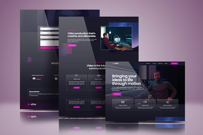 Kajabi Video Production Website Design