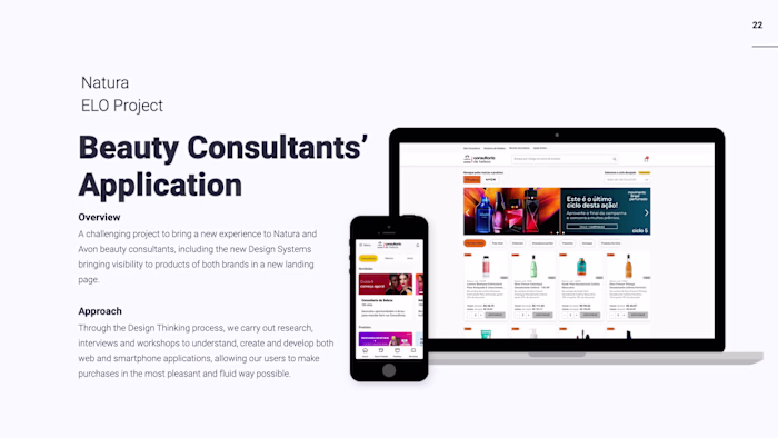 Natura's Beauty Consultants App