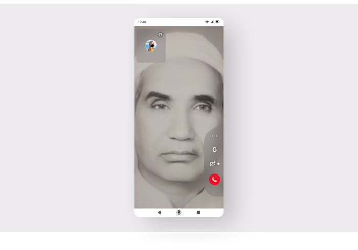 Modern Minimal Video Conferencing App Design