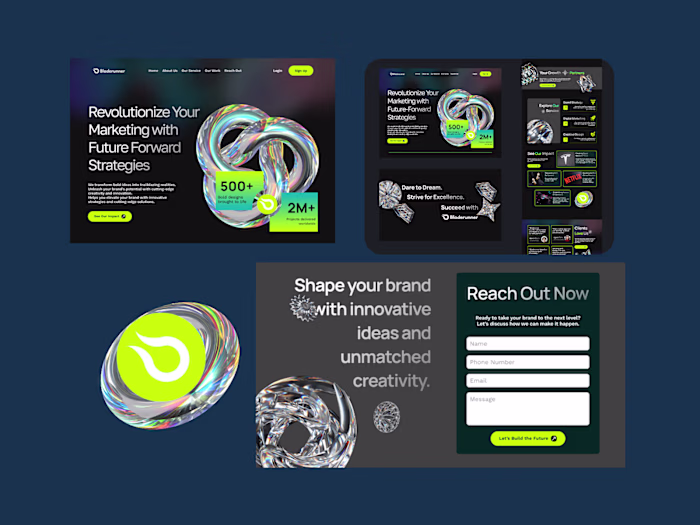 Landing Page - Marketing Agency
