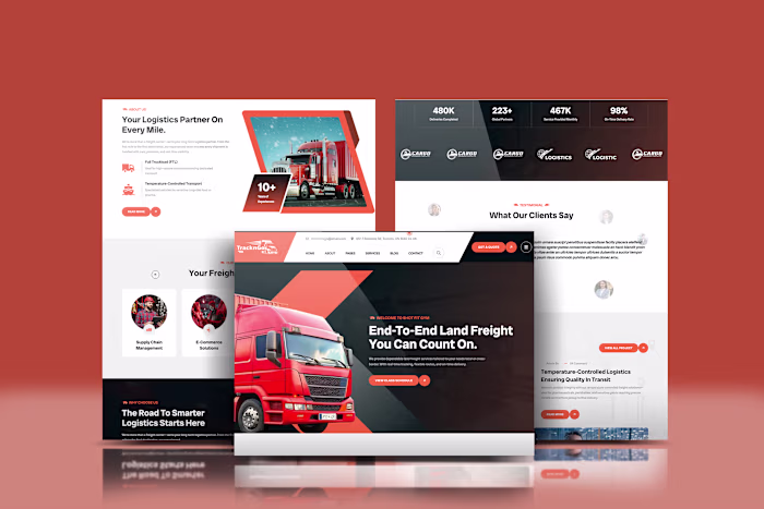 Gohighlevel Logistic Website Design