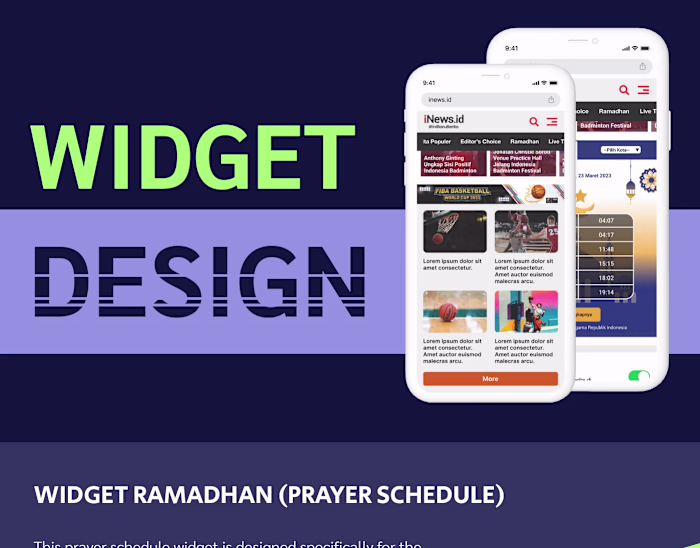 Widget Design