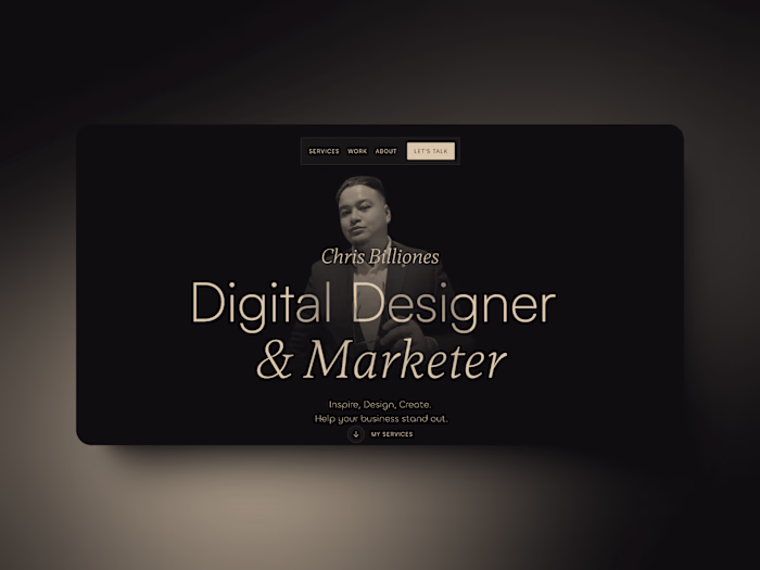 Digital Marketer : Portfolio Page Design