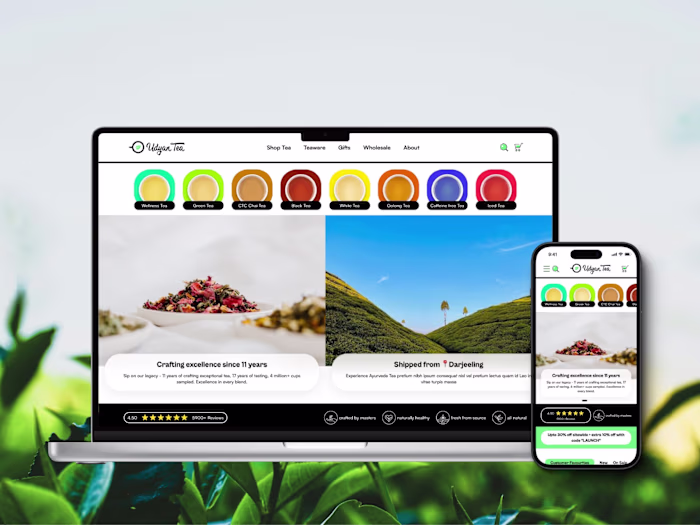 Custom Website UI/UX Design | CRO | E-commerce