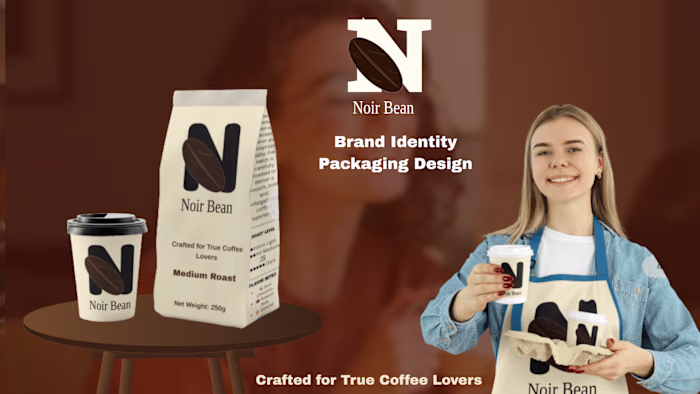 Noir Bean – Coffee Brand Identity & Packaging Design