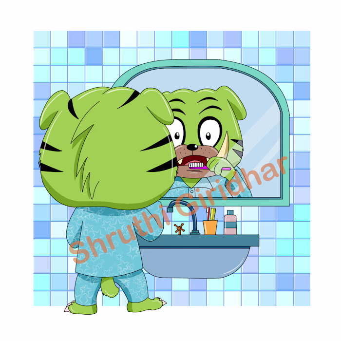This illustration was created for