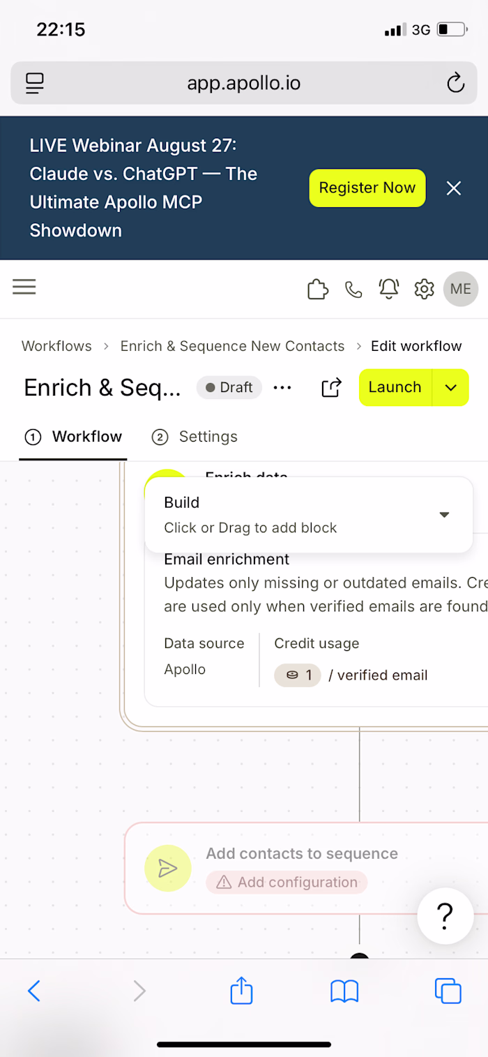 Apollo.io (http://Apollo.io) Workflows Practice ⚙️