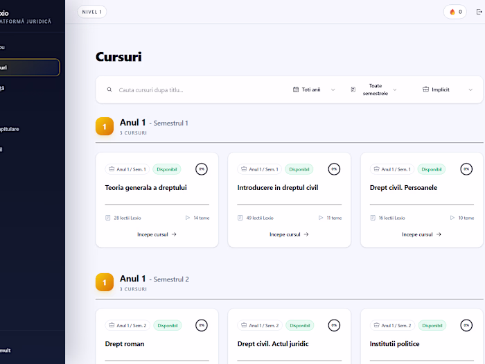 Lexio — law study platform