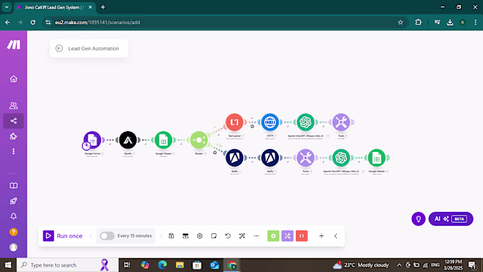 Automated Lead Enrichment System