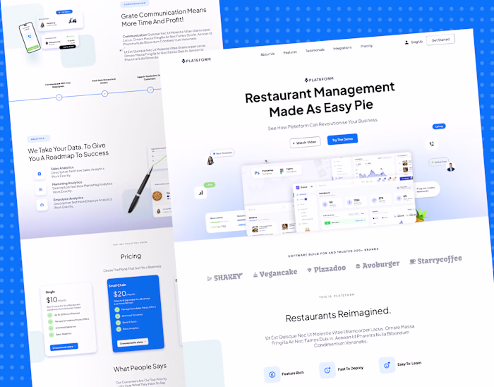 Restaurant Management System — UI/UX Design