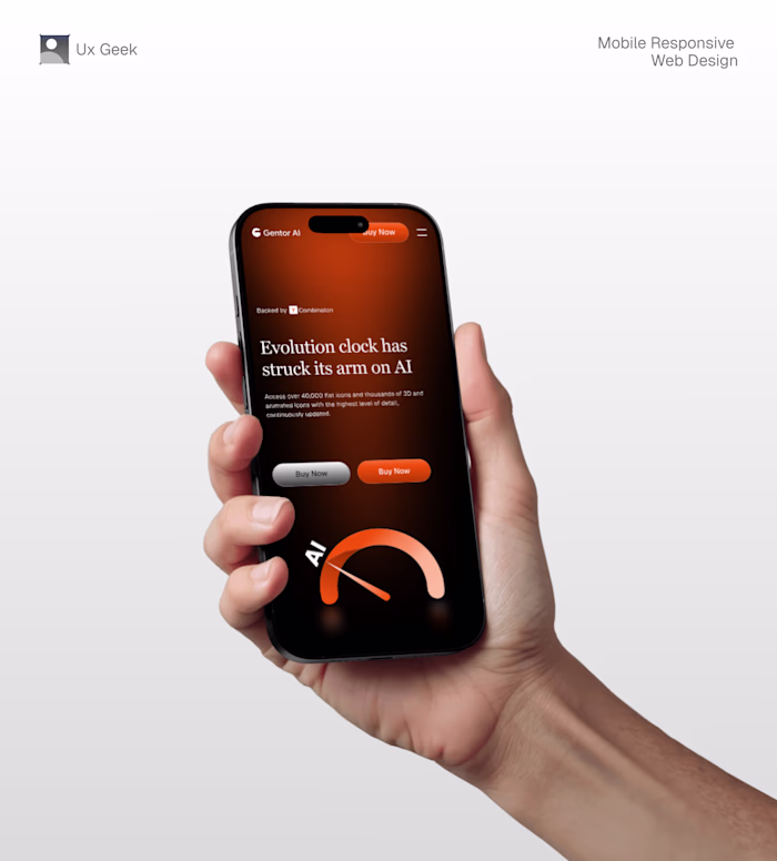 Mobile-first Responsive Web UI with sheer command of legibil...