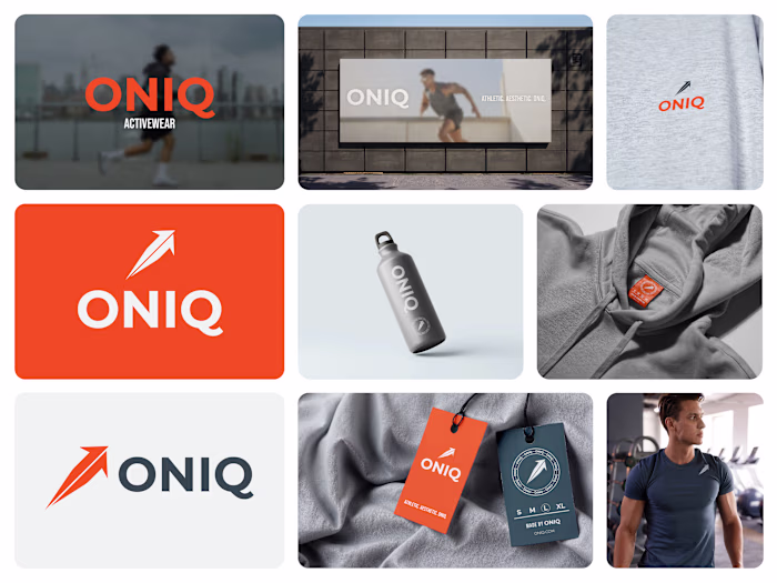 ONIQ Activewear – Brand Identity & Visual Identity Design