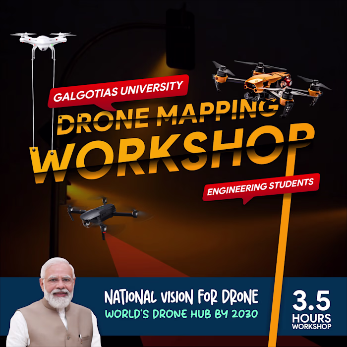 Drone Mapping Workshop Flyer Design