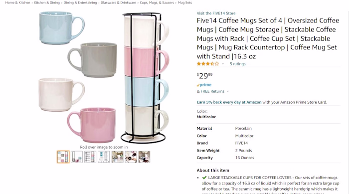 Amazon Listing