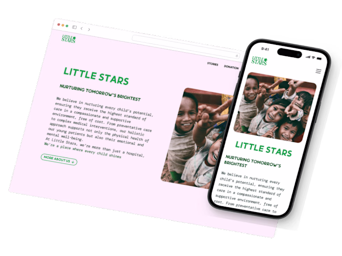Little Stars - Responsive Website Design