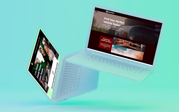 Landing Page & Website Design (UX/UI)