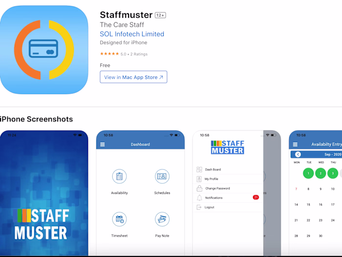 Staff muster