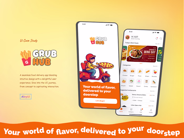 Food Delivery App - UI Case Study