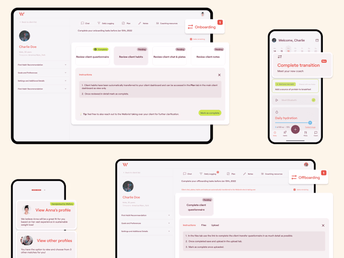 Wellory: Streamlining the coach transfer experience