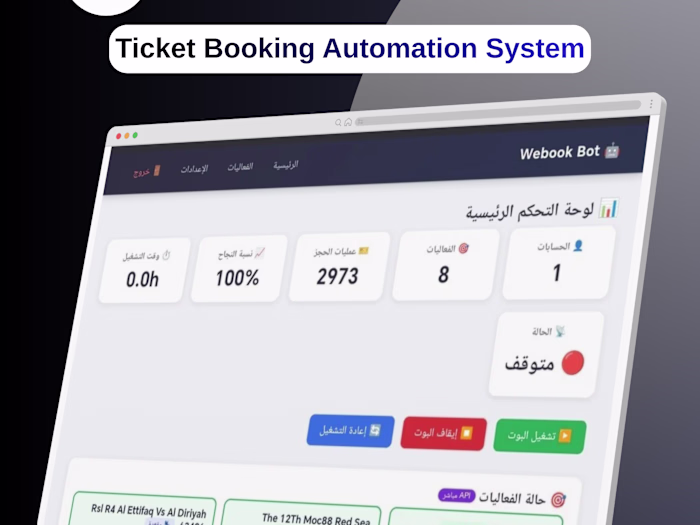 Ticket Booking Automation System