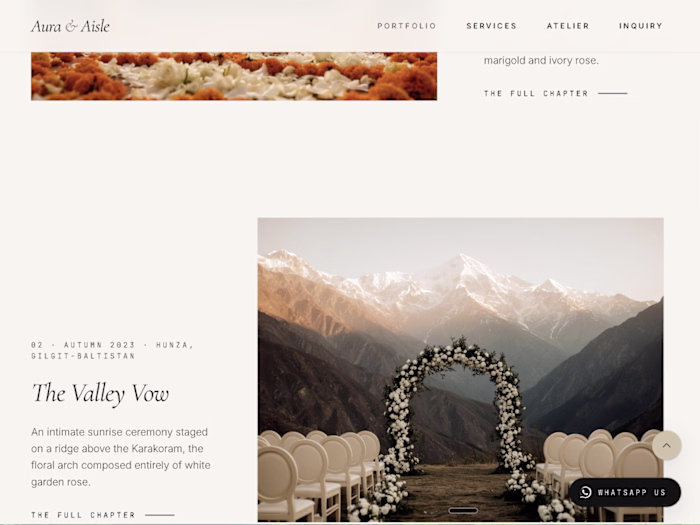Expert Event Planning Website: Showcase & Client Engagement