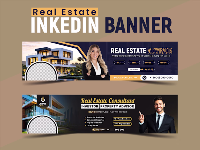 Real Estate LinkedIn Banner Design