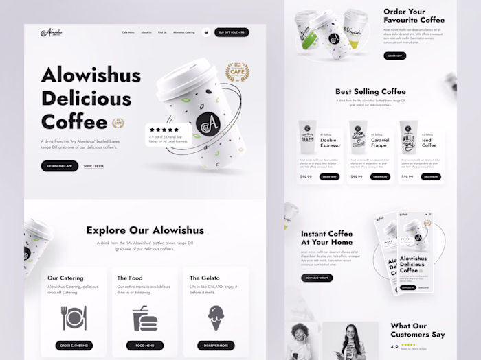Online Coffee Shop Website