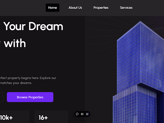 Real estate website