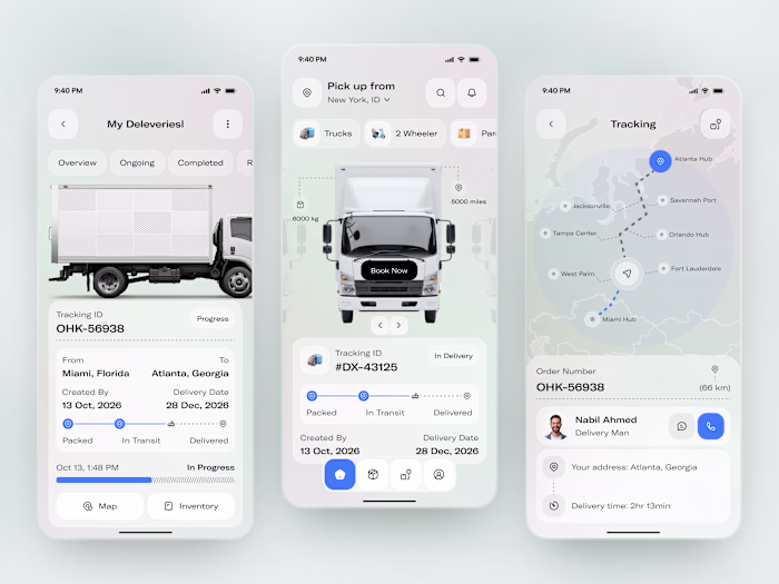 Logistics Delivery App — Shipment
