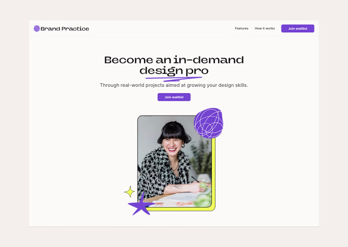 Brand Practice | Landing Page Design