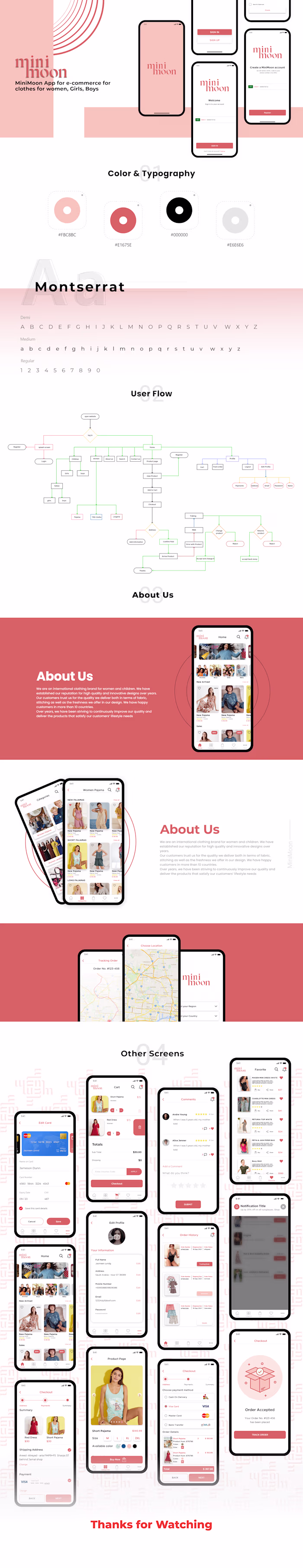 Mini Moon App UI / UX Design