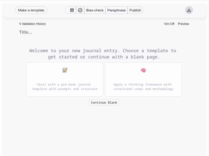 Osbias - Cognitive Journal 🧠