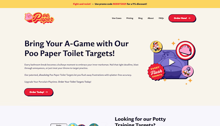 PooPaper Ecommerce Site Design and Development