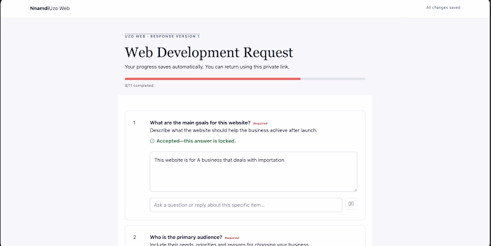 BriefHaven is a full-stack SaaS