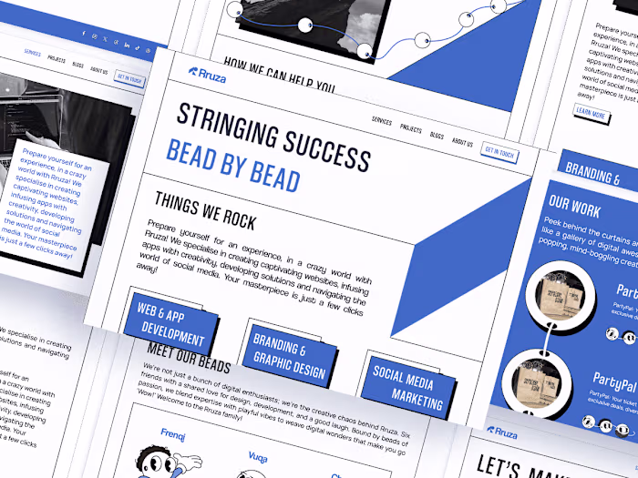 Breaking the Mold: Rruza’s Unique Approach to Web Design