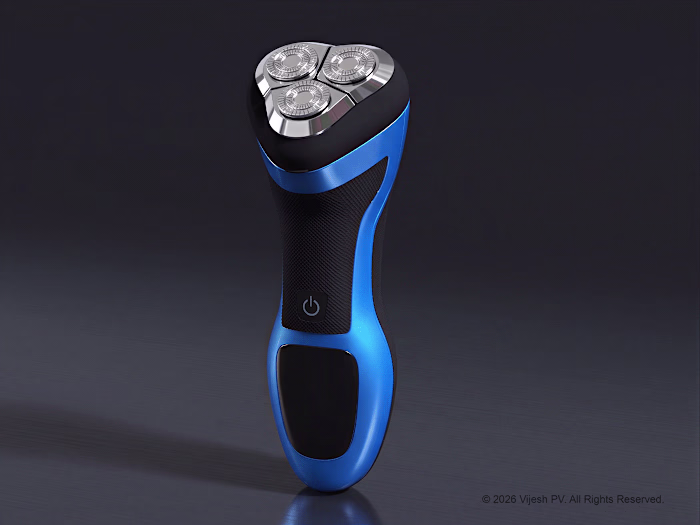 Rotary Shaver Concept | Sketch to 3D Form Development