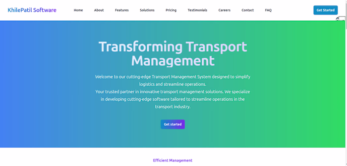 khile Transport Management System