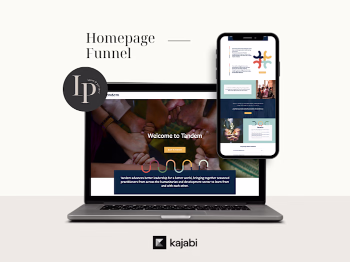 Homepage Funnel Build