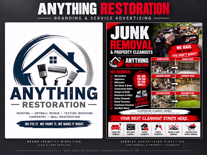 Anything Restoration — Branding & Service Advertising