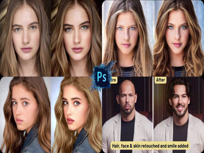 Photo retouching : Portrait editing