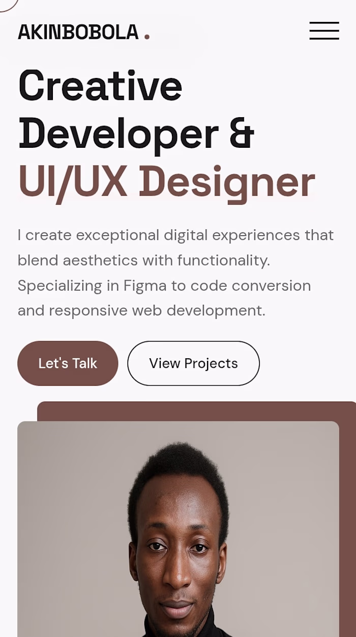 Portfolio Website 
