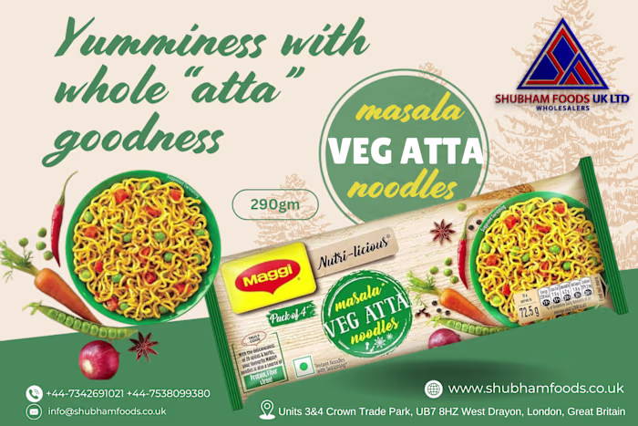 Masala Veg Atta Noodles
Masala Veg