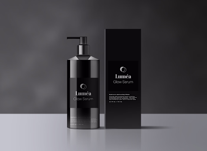 Concept drop 💫 — Luméa Glow Serum A fictional luxury skinca...