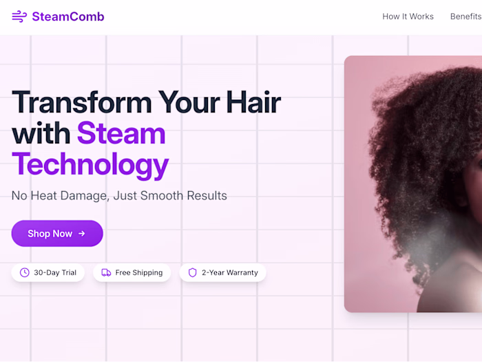 Interactive Product Landing Page Boilerplate