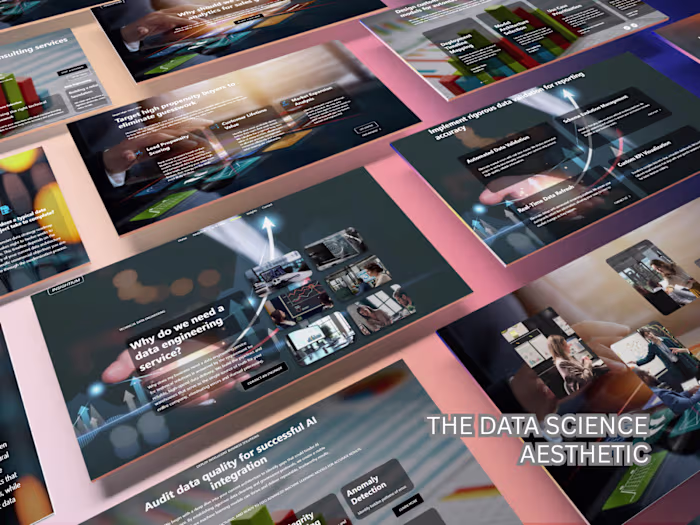 Modern Website Design for Data