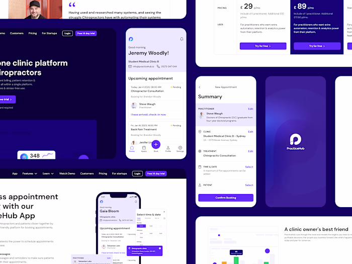 PracticeHub: Web Design
