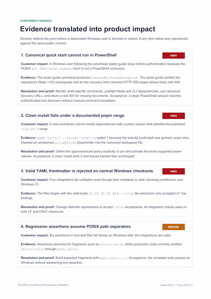 Cross-Platform Developer Onboarding Audit